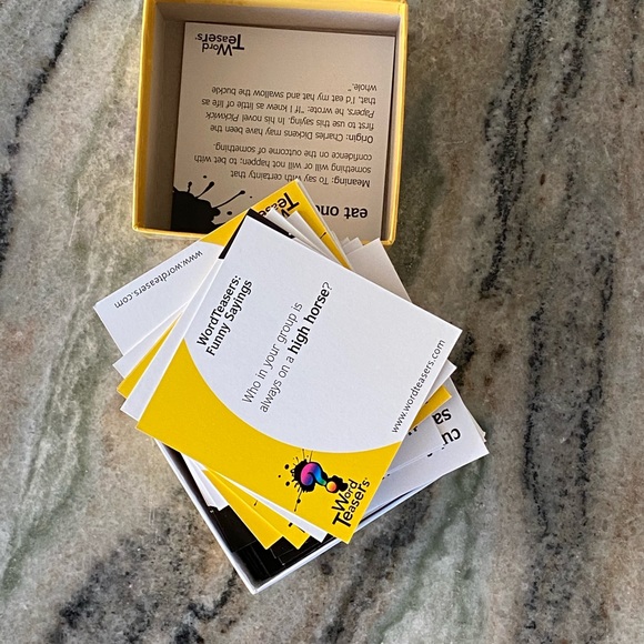 Word Teasers Funny Sayings - cards - Picture 5 of 5